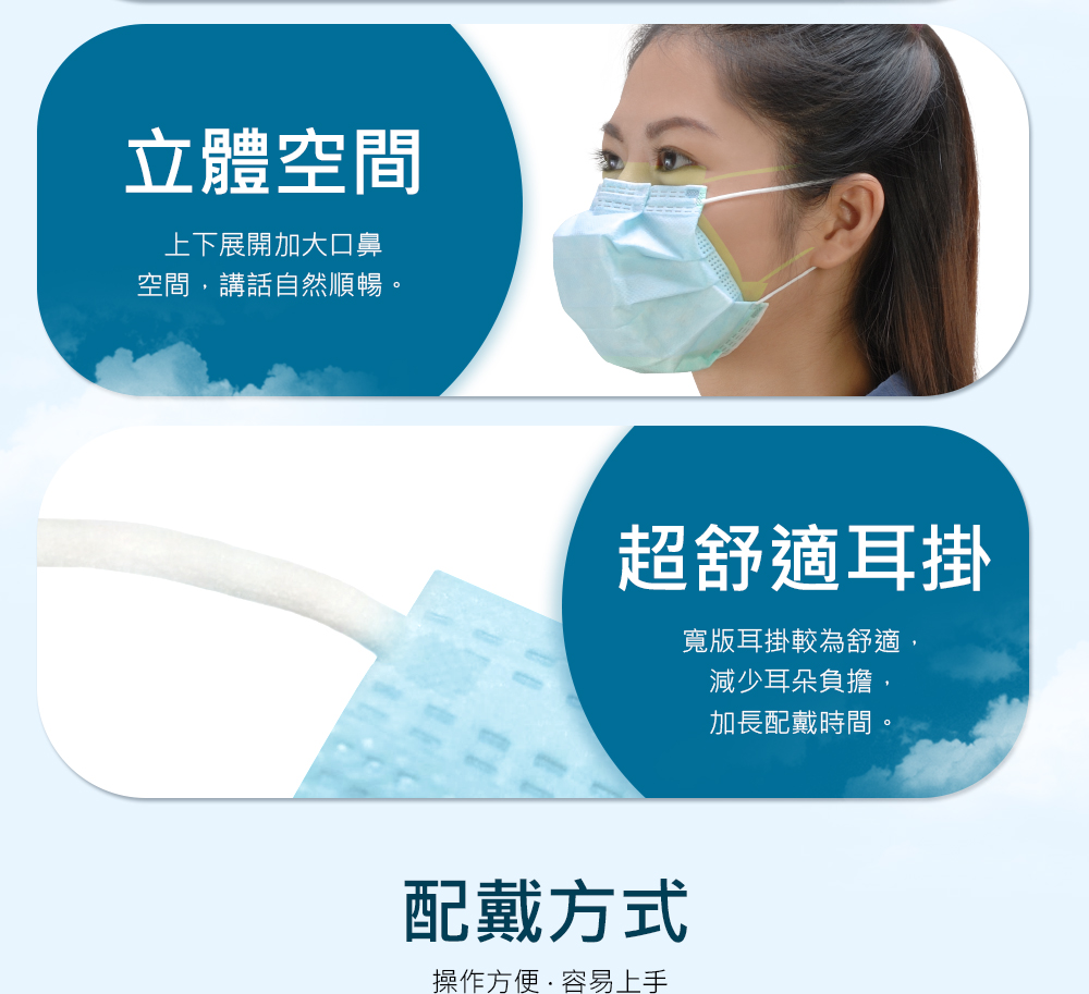 口罩密合度好